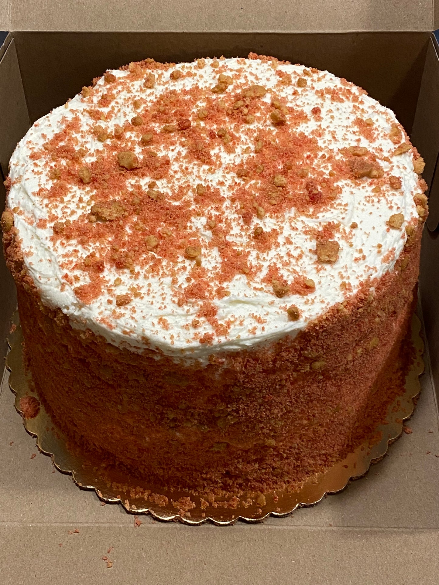 Strawberry Crunch Cake