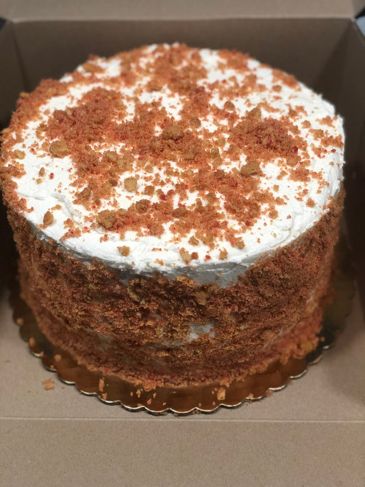 Strawberry Crunch Cake